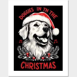 Doggies In The Christmas Posters and Art